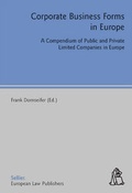 Cover: Corporate Business Forms in Europe - St&auml;mpfli Verlag AG