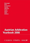 Cover: Austrian Arbitration Yearbook 2008 - St&auml;mpfli Verlag AG