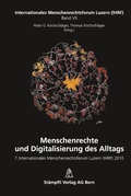 Cover: Menschenrechte und Digitalisierung des Alltags - St&auml;mpfli Verlag AG