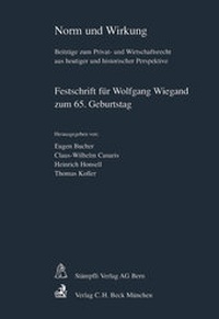 Abbildung von: Norm und Wirkung - Stämpfli Verlag