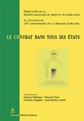 Cover: Le contrat dans tous ses &eacute;tats - St&auml;mpfli Verlag AG