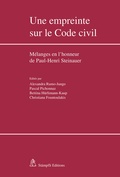 Cover: Une empreinte sur le Code civil - St&auml;mpfli Verlag AG
