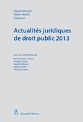 Cover: Actualit&eacute;s juridiques de droit public 2013 - St&auml;mpfli Verlag AG