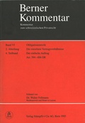 Cover: Obligationenrecht: Die einzelnen Vertragsverh&auml;ltnisse, Gesellschaftsrecht, Wertpapierrecht, Art. 363-1186 / Kauf und Tausch - Die Schenkung. Art. 184-252 / Der einfache Auftrag - St&auml;mpfli Verlag AG