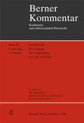 Cover: Das Erbrecht. Die Erben - St&auml;mpfli Verlag AG