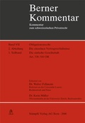 Cover: Obligationenrecht: Die einzelnen Vertragsverh&auml;ltnisse, Gesellschaftsrecht, Wertpapierrecht, Art. 363-1186 / Kauf und Tausch - Die Schenkung. Art. 184-252 / Die einfache Gesellschaft - Art. 530-544 OR Die einzelnen Vertragsverh&auml;ltnisse Obligationenrecht - St&auml;mpfli Verlag AG