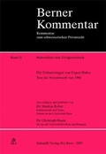 Cover: Materialien zum Zivilgesetzbuch Band II - St&auml;mpfli Verlag AG
