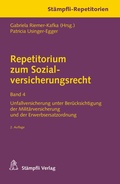Cover: Repetitorium zum Sozialversicherungsrecht Band 4 - St&auml;mpfli Verlag AG