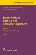 Cover: Repetitorium zum Sozialversicherungsrecht Band 5 - St&auml;mpfli Verlag AG