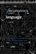 Cover: Economics and Language - Routledge
