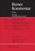 Cover: Berner Kommentar Update - Art. 52-89bis ZGB, Lieferung 1, Die juristischen Personen (Personenrecht II) - St&auml;mpfli Verlag AG