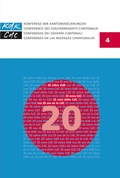 Cover: 20 Jahre KdK Les 20 ans de la CdC 20 anni della CdC 20 onns CdC - St&auml;mpfli Verlag AG