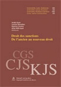 Cover: Droit des sanctions - De l'ancien au nouveau droit - St&auml;mpfli Verlag AG