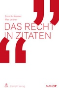 Cover: Das Recht in Zitaten - St&auml;mpfli Verlag AG