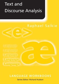 Enlarge image Cover: Text and Discourse Analysis - Routledge
