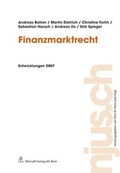 Cover: Finanzmarktrecht - St&auml;mpfli Verlag AG