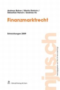 Cover: Finanzmarktrecht, Entwicklungen 2009 - St&auml;mpfli Verlag