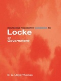 Cover: Routledge Philosophy GuideBook to Locke on Government - Routledge