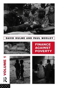 Cover: Finance Against Poverty: Volume 1 - Routledge