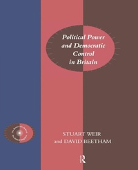 Enlarge image Cover: Political Power and Democratic Control in Britain - Routledge