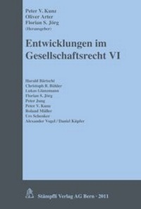 Abbildung von: Entwicklungen im Gesellschaftsrecht VI - Stämpfli Verlag