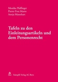 Cover: Tafeln zu den Einleitungsartikeln und dem Personenrecht - St&auml;mpfli Verlag AG
