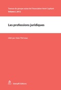 Cover: Les professions juridiques - St&auml;mpfli Verlag AG