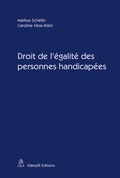 Cover: Droit de l'&eacute;galit&eacute; des personnes handicap&eacute;es - St&auml;mpfli Verlag AG