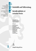 Cover: Rechtshilfe und Vollstreckung /Entraide judiciaire et ex&eacute;cution forc&eacute;e - St&auml;mpfli Verlag AG
