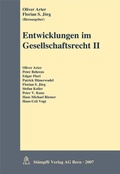 Cover: Entwicklungen im Gesellschaftsrecht II - St&auml;mpfli Verlag AG