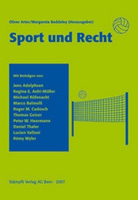 Enlarge image Cover: Sport und Recht - Stämpfli Verlag AG