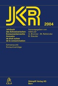 Cover: JKR 2004 - Jahrbuch des Schweizerischen Konsumentenrechts - Annuaire de droit suisse de la consommation - St&auml;mpfli Verlag AG