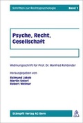 Cover: Psyche, Recht, Gesellschaft - St&auml;mpfli Verlag AG