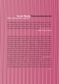 Cover: Social Media_Konversationskunst. Wie w&auml;rs denn sch&ouml;n? - BoD - Books on Demand
