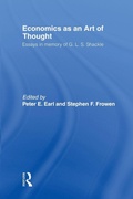 Cover: Economics as an Art of Thought - Routledge