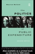 Cover: The Politics of Public Expenditure - Routledge