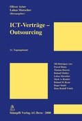 Cover: ICT-Vertr&auml;ge - Outsourcing - St&auml;mpfli Verlag AG