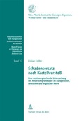 Cover: Schadensersatz nach Kartellverstoss - St&auml;mpfli Verlag AG
