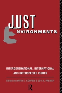 Enlarge image Cover: Just Environments - Routledge