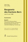 Cover: Baugesetz des Kantons Bern vom 9. Juni 1985 - Kommentar, Band II (Art. 53-153) - St&auml;mpfli Verlag AG