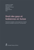 Cover: Droits des gays et lesbiennes en Suisse - St&auml;mpfli Verlag AG