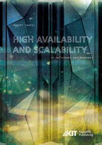 Enlarge image Cover: High Availability and Scalability of Mainframe Environments using System z and z/OS as example - KIT Scientific Publishing