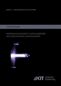 Cover: Mikrowellenangeregte quecksilberfreie Hochdruckgasentladungslampen - KIT Scientific Publishing