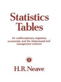 Cover: Statistics Tables - Routledge