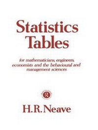 Enlarge image Cover: Statistics Tables - Routledge