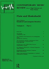 Abbildung von: Flute and Shakuhachi - Harwood-Academic Publishers