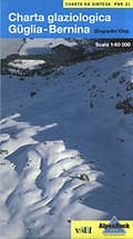 Cover: Charta glaziologica G&uuml;glia-Bernina (Engiadin'Ota) - vdf Hochschulverlag AG