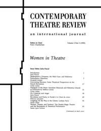 Abbildung von: Women in Theatre 2#3 - Routledge