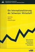 Cover: Die Internationalisierung der Schweizer Wirtschaft - vdf Hochschulverlag AG
