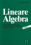 Cover: Lineare Algebra - vdf Hochschulverlag AG